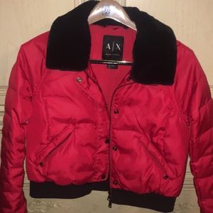 Armani & Exchange Red Jacket